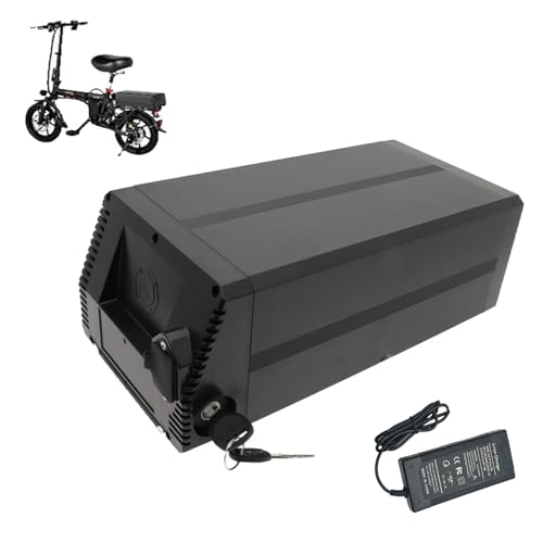 HJGHY 48-V-E-Bike-Akku 48 V 25 Ah 28 Ah 30 Ah 35 Ah 40 Ah 45 Ah 50 Ah Gepäckträgerakku 48 V E-Bike-Lithium-Akkupack für Elektrofahrradmotor,435mm,48V 28Ah von HJGHY