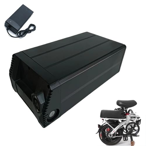 HJGHY 48 Volt Gepäckträgerakku 48V 20Ah 32Ah 40Ah E-Bike Akku 48V Lithium Akkupack 48V Gepäckträgerakku für 0-2000W Motor mit Ladegerät,48v 40ah von HJGHY