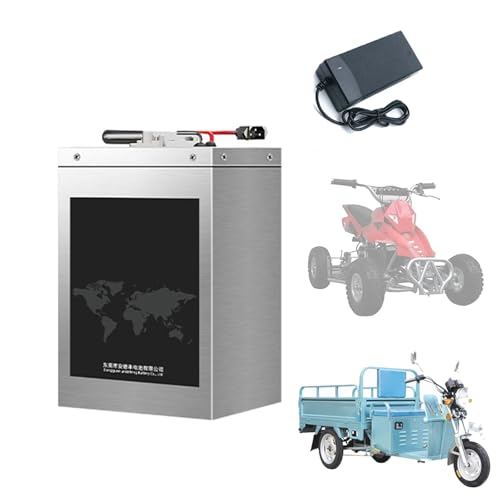 HJGHY 60-V-Elektrofahrradbatterie, 60-V-Motorradbatterie, 60-V-20-Ah-25-Ah-30-Ah-35-Ah-40-Ah-50-Ah-55-Ah-Lithium-LiFePO4-Batterie für Moped-Fahrrad-Dreiradmotor,60v,20Ah von HJGHY