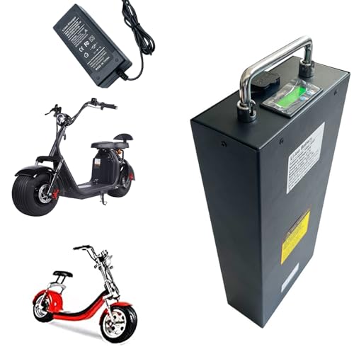 HJGHY 60V 20Ah 25Ah Elektrische Motorrad Batterie 60V Elektrische Fahrrad Lithium-Batterie Ebike Li-Ion Batterie Pack für Moped Motor,60v,20Ah von HJGHY