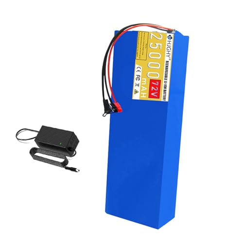 HJGHY 72 Volt E-Bike Lithiumbatterie 72 V Ebike Lithiumbatterie zum Ersetzen der 72 V Li-Ionen-Batterie 72 V 25 Ah wiederaufladbare Lithiumbatterie,Anderson,72V 25Ah von HJGHY