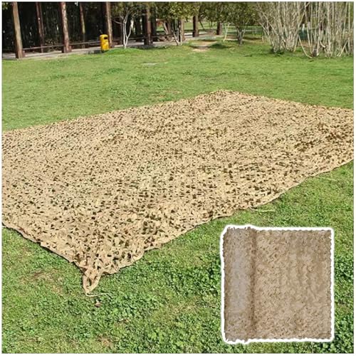 HJRQYP 400x500cm,400x600cm, Sonnenschutz Camouflage Netz, Bulk-Rolle Tarnung Net, Tarnnetz Für Waldlandschaft Jagd Outdoor Gartenterrasse Pavillon Balkon(1200x2000cm/39.3x65.6ft) von HJRQYP