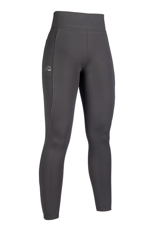 Damen Reitleggings Alice Silikon-Vollbesatz dunkelgrün von HKM REITSPORT