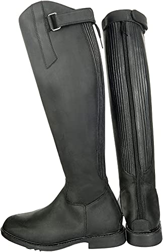 HKM 4000315901418 SPORTS EQUIPMENT Reitstiefel -Flex Country-, kurz/Normale Weite, schwarz, 43 von HKM