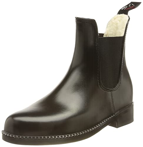 HKM 5309 Jodhpurgummistiefel, Stiefeletten Teddyfutter, Soft/Weit, Schwarz 42 HKM 5309 Jodhpurgummistiefel, Stiefeletten Teddyfutter, Soft/Weit, Schwarz 42 von HKM
