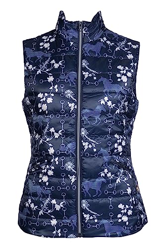 HKM Bloomsbury Weste Dunkelblau/weiß XS von HKM