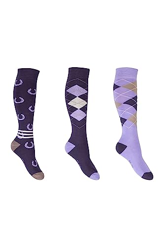 HKM Damen Cardiff Kniestrümpfe, Lila/Flieder, 30-34 EU HKM Damen Cardiff Kniestrümpfe, Lila/Flieder, 30-34 EU von HKM