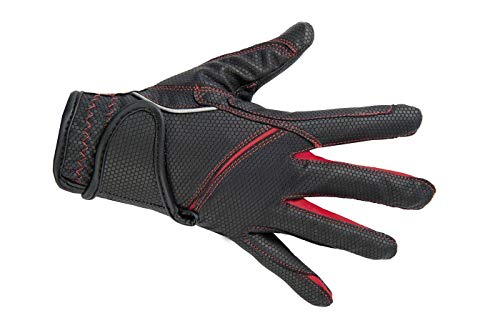 HKM Fashion Reithandschuhe Schwarz/Rot M HKM Fashion Reithandschuhe Schwarz/Rot M von HKM