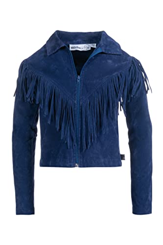 HKM Mädchen Fransenjacke -Bibi&Tina- Velours 6900 Dunkelblau 164 Jacke, Dunkelblau (6900), 164 EU HKM Mädchen Fransenjacke -Bibi&Tina- Velours 6900 Dunkelblau 164 Jacke, Dunkelblau (6900), 164 EU von HKM