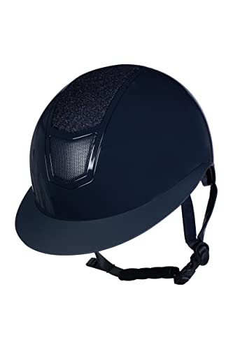 HKM Herren Shiny Diamond Reithelm, Dunkelblau, L HKM Herren Shiny Diamond Reithelm, Dunkelblau, L von HKM