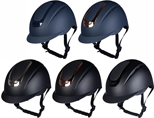 HKM Herren Sydney Reithelm, Dunkelblau/Rosegold, M HKM Herren Sydney Reithelm, Dunkelblau/Rosegold, M von HKM