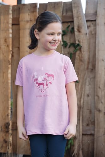 HKM I Love Horse Riding T-Shirt Dunkelblau 134/140 von HKM