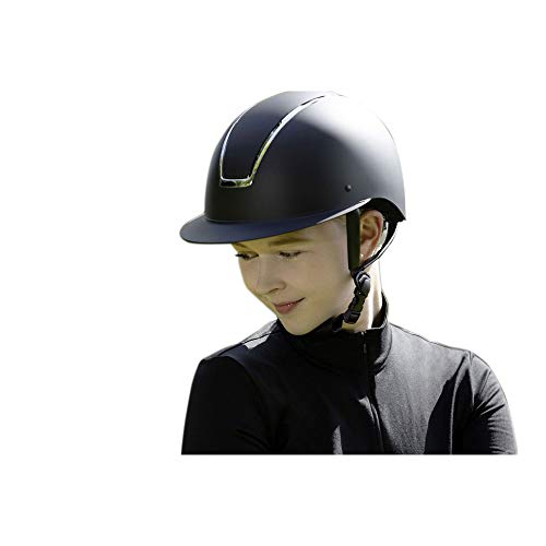 HKM Lady Shield Reithelme dunkelblau/Silber glänzend S HKM Lady Shield Reithelme dunkelblau/Silber glänzend S von HKM