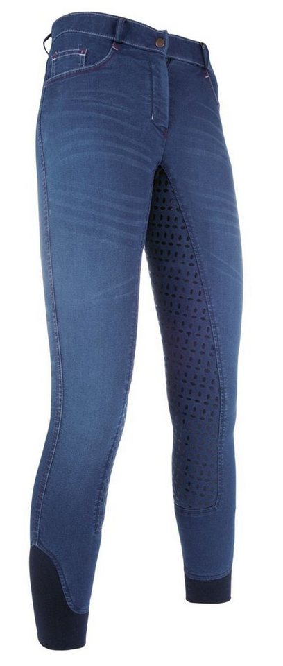 HKM Reiterhose HKM Reithose -Summer Denim Easy- Dreiviertel Silkonbesatz HKM Reiterhose HKM Reithose -Summer Denim Easy- Dreiviertel Silkonbesatz von HKM