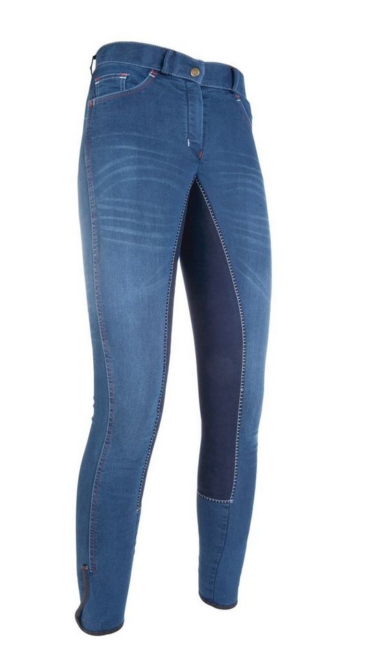 HKM Reiterhose HKM Reithose -Summer Denim- mit Dreiviertel Alos Besatz HKM Reiterhose HKM Reithose -Summer Denim- mit Dreiviertel Alos Besatz von HKM