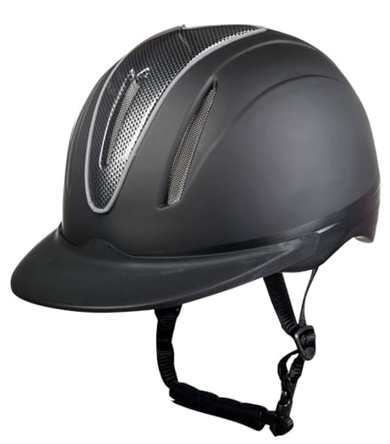 HKM Unisex Carbon Art Reithelm, 8691 matt schwarz, XS EU HKM Unisex Carbon Art Reithelm, 8691 matt schwarz, XS EU von HKM