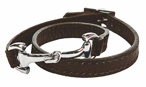 HKM Unisex – Erwachsene Bit Lederarmband, Dunkelbraun, M HKM Unisex – Erwachsene Bit Lederarmband, Dunkelbraun, M von HKM