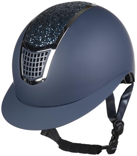HKM Unisex – Erwachsene Glamour Shield Reithelme, 9191 schwarz/schwarz, S=52-54cm HKM Unisex – Erwachsene Glamour Shield Reithelme, 9191 schwarz/schwarz, S=52-54cm von HKM