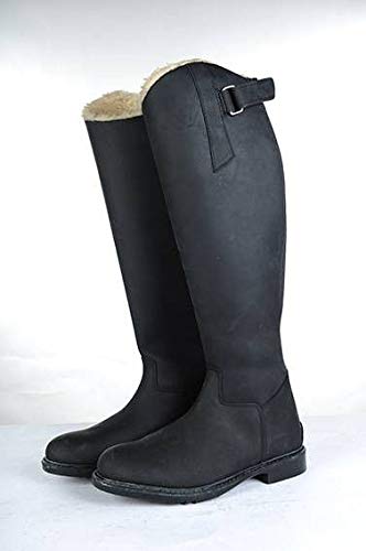 HKM Unisex Rijlaarzen -Flex Country-, kort/normale breedte9100 Reitstiefel, Schwarz, 45 EU von HKM