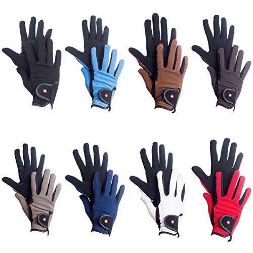 RL24 - Reithandschuhe Kinder Professional Nubuk | Handschuhe zum Reiten | Reiterhandschuhe mit Magic-Lederimitat | robust, rutschfest & atmungsaktiv | Reitzubehör in Schwarz | 10 Jahre RL24 - Reithandschuhe Kinder Professional Nubuk | Handschuhe zum Reiten | Reiterhandschuhe mit Magic-Lederimitat | robust, rutschfest & atmungsaktiv | Reitzubehör in Schwarz | 10 Jahre von RL24