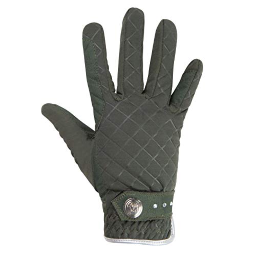Reithandschuhe -Glorenza-, Farbe:5900 dunkelgrün, Größe:XS Reithandschuhe -Glorenza-, Farbe:5900 dunkelgrün, Größe:XS von HKM