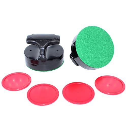 Airhockey-Paddel und Pucks, 94 mm, Tischhockey-Schieber-Set, Torgriff, Paddel-Ersatz für Spieltisch von HLBEST