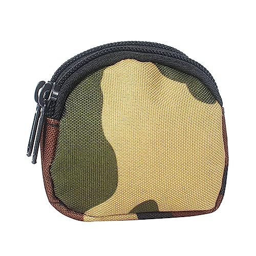 Gürteltasche mit zwei Taschen, Nylon, klein, für die Jagd, Camping, Wandern, Dschungel-Camouflage von HLBEST