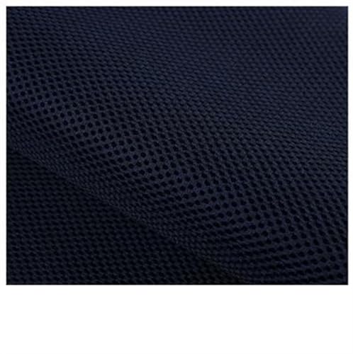HLQXHM Lautsprecher-Netzstoff, Hygrolon, dick, atmungsaktiv, 150 cm breit, Marineblau, 100 x 150 cm, 180 g/m² von HLQXHM