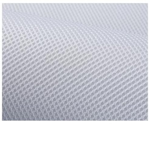 HLQXHM Lautsprecher-Netzstoff, Hygrolon, dick, atmungsaktiv, 150 cm breit, Weiß, 100 x 150 cm, 180 g/m² von HLQXHM