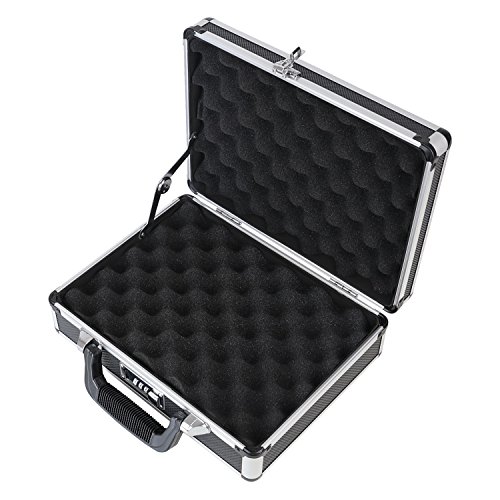 HMF 14401-02 Alu Waffenkoffer für Pistolen mit Zahlenschloss | 31 x 26 x 11 cm | Schwarz HMF 14401-02 Alu Waffenkoffer für Pistolen mit Zahlenschloss | 31 x 26 x 11 cm | Schwarz von HMF