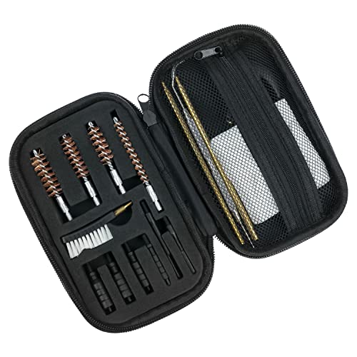 HMF 3952-02 Waffenreinigungsset für Kurzwaffen | Kaliber .22, .357, .38, .40, .45, 9mm Pistole | Kunststoff Patchhalter HMF 3952-02 Waffenreinigungsset für Kurzwaffen | Kaliber .22, .357, .38, .40, .45, 9mm Pistole | Kunststoff Patchhalter von HMF