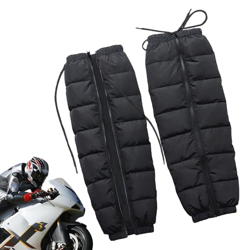 HMLTD Winter-Radsport-Beinwärmer,Motorrad-Beinschützer, Reißverschluss-Beinwärmer - Wasserdichter Beinwärmer mit Reißverschluss, Winter-Thermo-Kniebandage für Mädchen, Männer, Frauen, Jungen von HMLTD