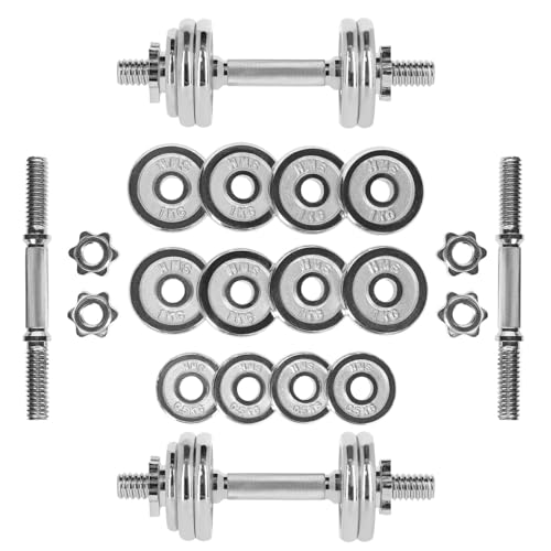 HMS 15 kg Chrom Gewichte inkl. Fitnesskoffer HMS 15 kg Chrom Gewichte inkl. Fitnesskoffer von HMS