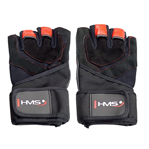 HMS 17-63-209 Herren Fitnesshandschuhe 5907695523171, rot, Einheitsgröße HMS 17-63-209 Herren Fitnesshandschuhe 5907695523171, rot, Einheitsgröße von HMS