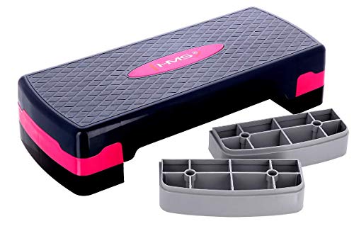 HMS Steppbrett Crossfit Fitness Stepper 3-Stufen Stepper Step-Bench - Rosa-grau - AS002 HMS Steppbrett Crossfit Fitness Stepper 3-Stufen Stepper Step-Bench - Rosa-grau - AS002 von HMS
