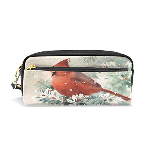 HMZXZ RXYY Federmäppchen Aquarell Kardinal Vogel Baum für Student Groß Kapazität Reißverschluss PU Leder Mäppchen Schreibwaren Makeup Tasche für Mädchen Jungs Frauen HMZXZ RXYY Federmäppchen Aquarell Kardinal Vogel Baum für Student Groß Kapazität Reißverschluss PU Leder Mäppchen Schreibwaren Makeup Tasche für Mädchen Jungs Frauen von HMZXZ