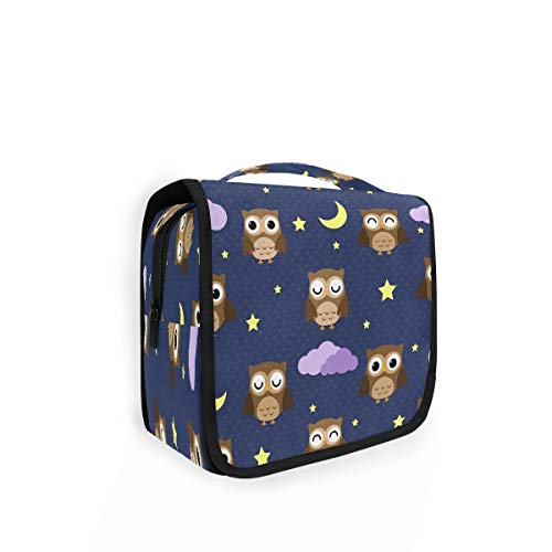 RXYY Hängend Kulturtasche Vogel Eule Star Moon ausklappbar Bad Turnhalle Kulturbeutel Veranstalter tragbar kosmetisch Waschtasche für Frauen Mädchen RXYY Hängend Kulturtasche Vogel Eule Star Moon ausklappbar Bad Turnhalle Kulturbeutel Veranstalter tragbar kosmetisch Waschtasche für Frauen Mädchen von HMZXZ