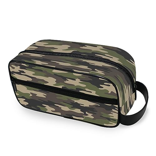 Tragbare Kulturtasche Abstrakte Camo Camouflage Reise Waschtasche Multifunktions Kosmetiktasche Make-up-Tasche Aufbewahrungstasche für Frauen Männer Jungen Mädchen, multi Tragbare Kulturtasche Abstrakte Camo Camouflage Reise Waschtasche Multifunktions Kosmetiktasche Make-up-Tasche Aufbewahrungstasche für Frauen Männer Jungen Mädchen, multi von HMZXZ