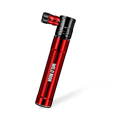 Mini Fahrradpumpe, Tragbare Luftpumpe Fahrrad für Presta und Schrader,Kein Adapter Erforderlich, 100 PSI Pumpe Fahrrad mit Nadel & Rahmen, für Rennrad, Mountainbikes, BMX und Ball Mini Fahrradpumpe, Tragbare Luftpumpe Fahrrad für Presta und Schrader,Kein Adapter Erforderlich, 100 PSI Pumpe Fahrrad mit Nadel & Rahmen, für Rennrad, Mountainbikes, BMX und Ball von HNVNER