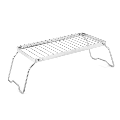 HNsdsvcd Edelstahl Faltbarer Grilltisch Praktischer Campingtisch Faltbarer Campingtisch Outdoor Klapptisch Grilltisch von HNsdsvcd