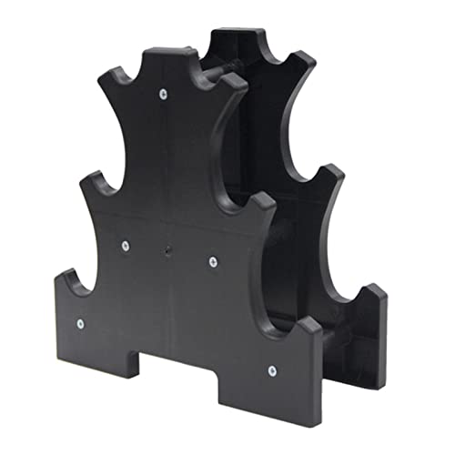 HNsdsvcd Kurzhantelständer, Kompakter Hantelhalter, 3 Hantelständer, Kleiner Hantel-Organizer, PP-Material, Schwarz, Baum-Stufen-Rahmen, Ideal für Büro, Fitnessstudios, Zuhause HNsdsvcd Kurzhantelständer, Kompakter Hantelhalter, 3 Hantelständer, Kleiner Hantel-Organizer, PP-Material, Schwarz, Baum-Stufen-Rahmen, Ideal für Büro, Fitnessstudios, Zuhause von HNsdsvcd
