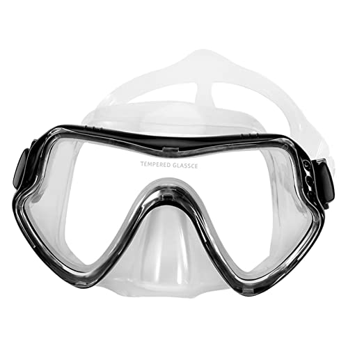 Schnorchel Taucherbrille Antibeschlag Schwimmbrille Gehärtetes Glas Schnorchel 180° Klare Sicht Schwimmbrille Einfach zu bedienen Tauchen Antibeschlag von HNsdsvcd