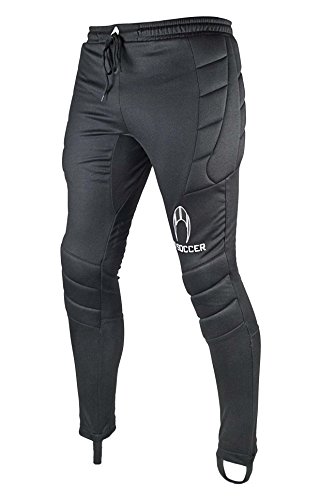 HO Soccer 0505555 Lange Torwarthose, Unisex, Erwachsene, schwarz, XXL von HO Soccer