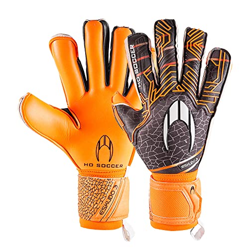 HO Soccer ESKUDO III Roll/Negative Link Orange Torwarthandschuhe Unisex Erwachsene, Orange/Schwarz, 7 von HO Soccer