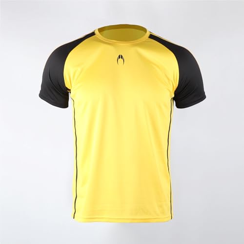 HO Soccer Fußballtrikot, Akademia, Gelb, aus Polyester, verfügbare Farben, Uni, Kinder, Gelb/Schwarz, Größe 14XS HO Soccer Fußballtrikot, Akademia, Gelb, aus Polyester, verfügbare Farben, Uni, Kinder, Gelb/Schwarz, Größe 14XS von HO Soccer