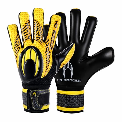 HO Soccer HG Initial NG Hardground Torwarthandschuhe, Unisex, Kinder, Schwarz/Gelb, Größe 6 HO Soccer HG Initial NG Hardground Torwarthandschuhe, Unisex, Kinder, Schwarz/Gelb, Größe 6 von HO Soccer