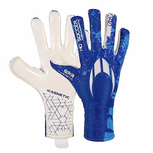 HO Soccer MG Phenomenon Elite Negative Blue-White Torwarthandschuhe, Unisex, Erwachsene, Blau/Weiß, 9,5 von HO Soccer