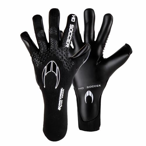 HO Soccer Premier Knit Tech Club Blackout Torwarthandschuhe, Unisex, für Erwachsene, Schwarz, Größe 8,5 HO Soccer Premier Knit Tech Club Blackout Torwarthandschuhe, Unisex, für Erwachsene, Schwarz, Größe 8,5 von HO Soccer