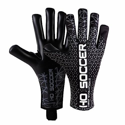 HO Soccer Pro Evolution Negative Blackout Torwarthandschuhe, Unisex Kinder, Schwarz/Silber, 4 HO Soccer Pro Evolution Negative Blackout Torwarthandschuhe, Unisex Kinder, Schwarz/Silber, 4 von HO Soccer
