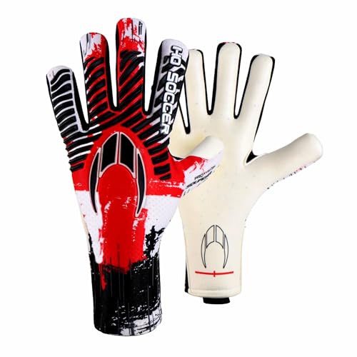 HO Soccer Pro Evolution Squadra Negative England Torwarthandschuhe, Unisex, Kinder, Rot/Weiß, 5 HO Soccer Pro Evolution Squadra Negative England Torwarthandschuhe, Unisex, Kinder, Rot/Weiß, 5 von HO Soccer
